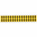 D4797 LetterLabel Vinyl 3/4inH 5/8inW PK32
