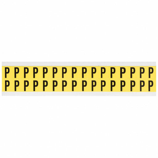 D4797 LetterLabel Vinyl 3/4inH 5/8inW PK32