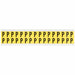 D4797 LetterLabel Vinyl 3/4inH 5/8inW PK32
