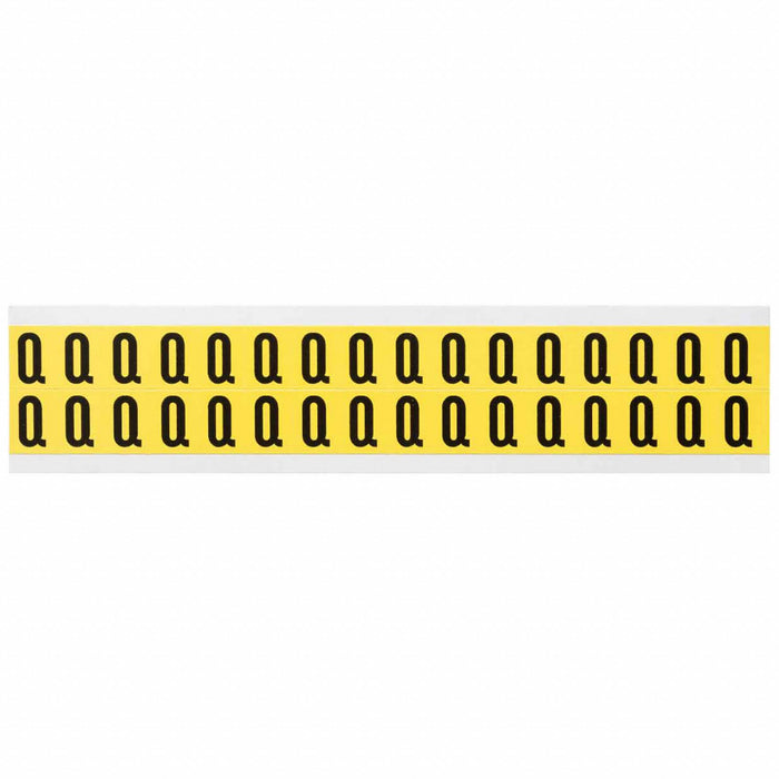 D4797 LetterLabel Vinyl 3/4inH 5/8inW PK32