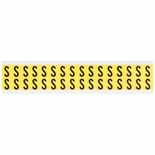 D4797 LetterLabel Vinyl 3/4inH 5/8inW PK32