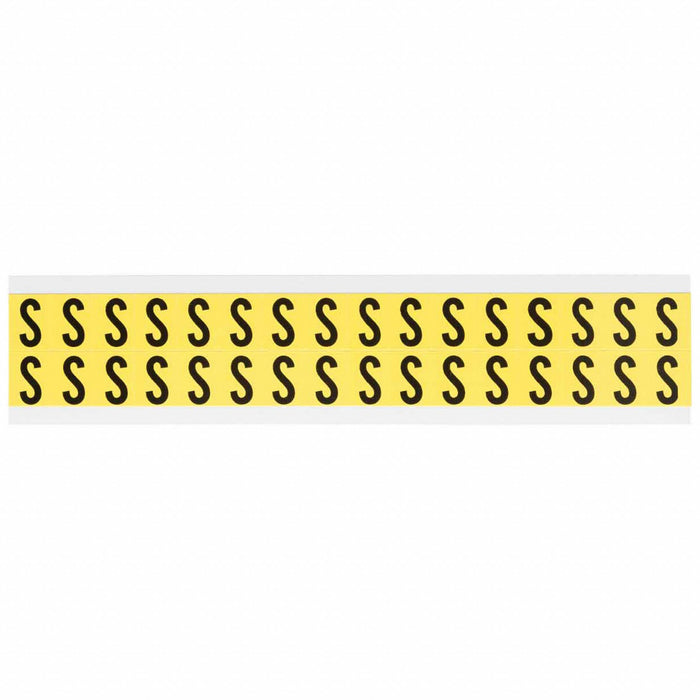 D4797 LetterLabel Vinyl 3/4inH 5/8inW PK32