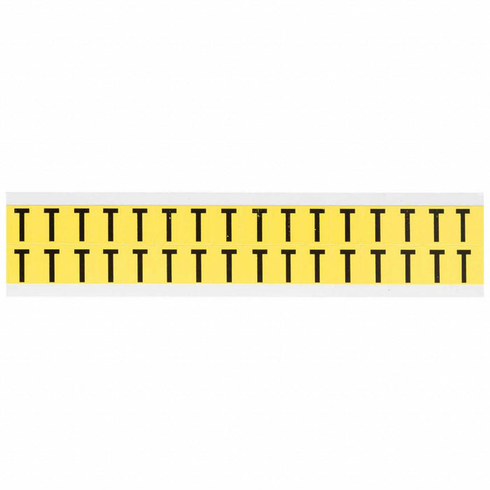 D4797 LetterLabel Vinyl 3/4inH 5/8inW PK32