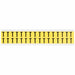 D4797 LetterLabel Vinyl 3/4inH 5/8inW PK32