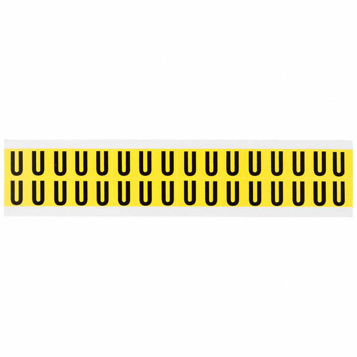 D4797 LetterLabel Vinyl 3/4inH 5/8inW PK32