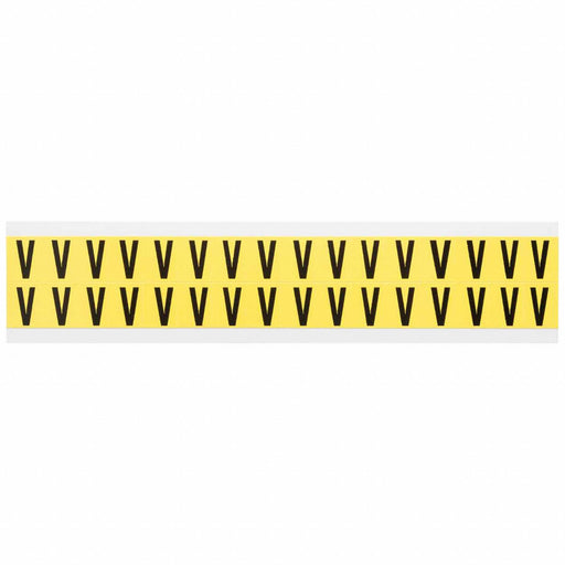D4797 LetterLabel Vinyl 3/4inH 5/8inW PK32
