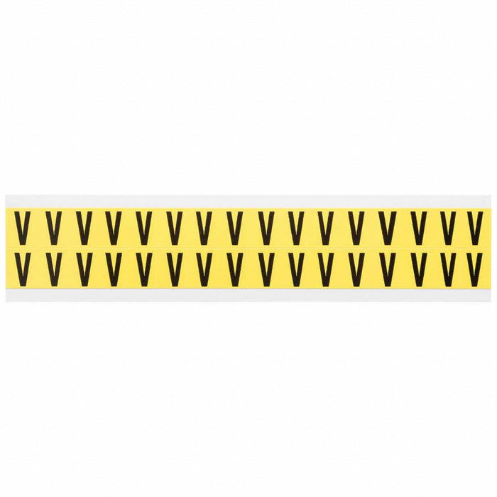 D4797 LetterLabel Vinyl 3/4inH 5/8inW PK32