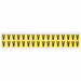 D4797 LetterLabel Vinyl 3/4inH 5/8inW PK32