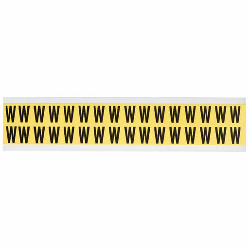 D4797 LetterLabel Vinyl 3/4inH 5/8inW PK32