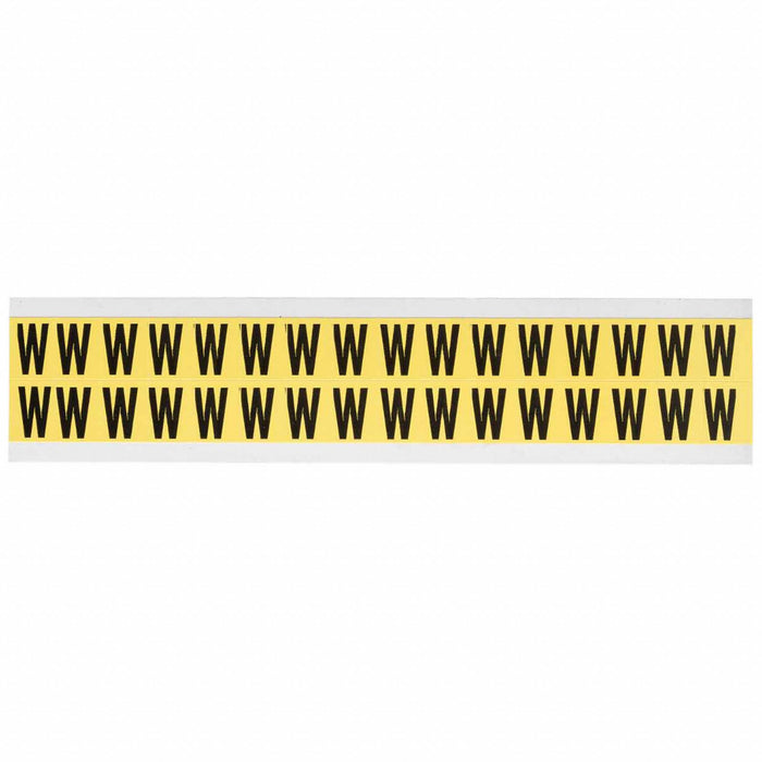 D4797 LetterLabel Vinyl 3/4inH 5/8inW PK32