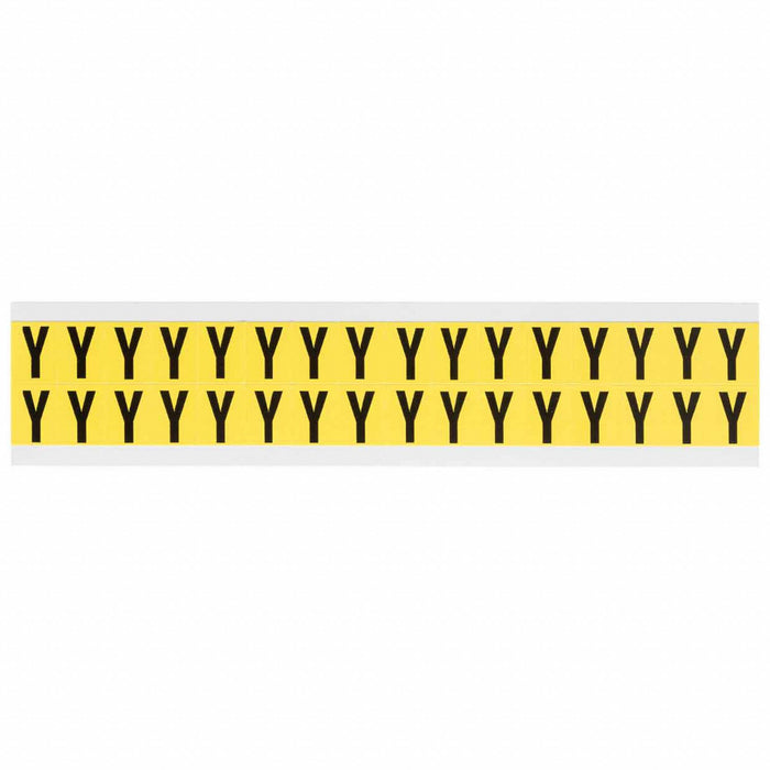 D4797 LetterLabel Vinyl 3/4inH 5/8inW PK32