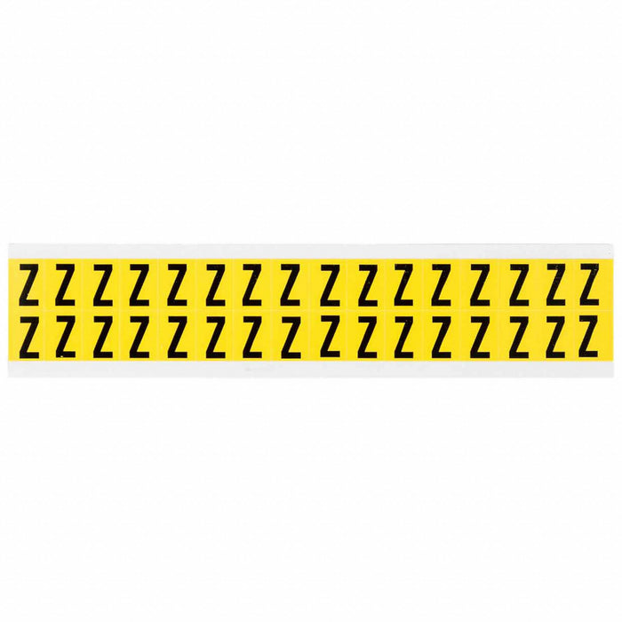 D4797 LetterLabel Vinyl 3/4inH 5/8inW PK32