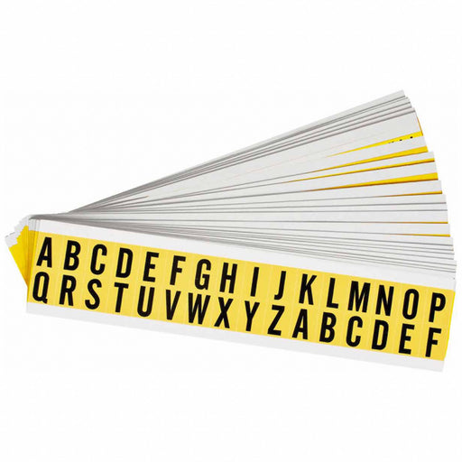 LetterLabelSet Vinyl 3/4inH 5/8inW PK25