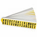 LetterLabelSet Vinyl 3/4inH 5/8inW PK25