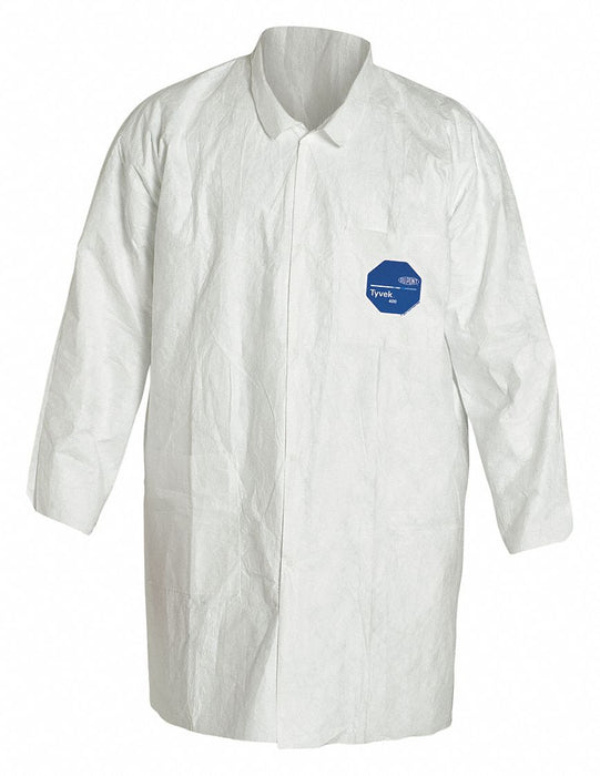 Disposable Lab Coat M White PK30