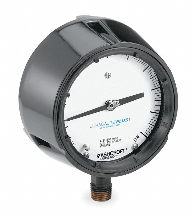 K4218 Pressure Gauge 0 to 60 psi 4-1/2In 1/2In