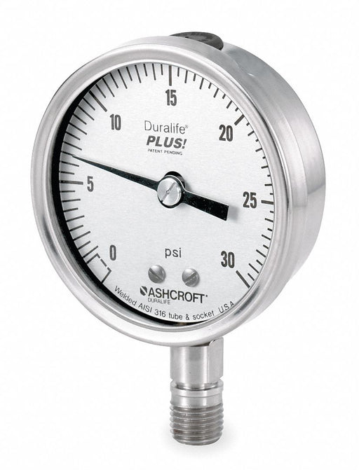 D1019 Pressure Gauge 0 to 300 psi 2-1/2In