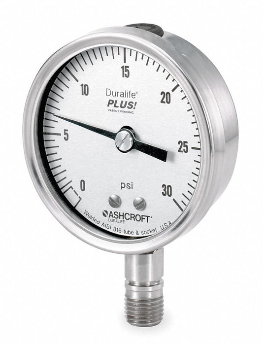 D1019 Pressure Gauge 0 to 300 psi 2-1/2In