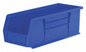 F8659 Hang and Stack Bin Blue Plastic 5 in