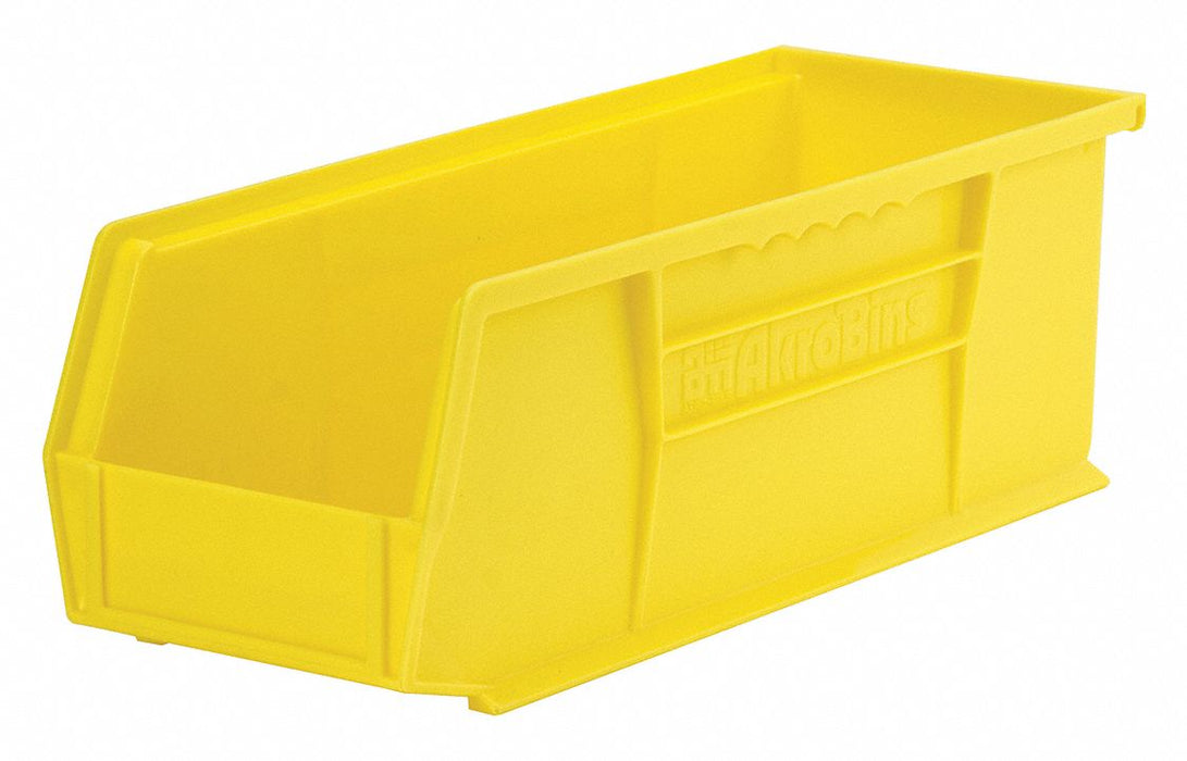 F8659 HangandStackBin 14.75inL 5.5inW Plastic