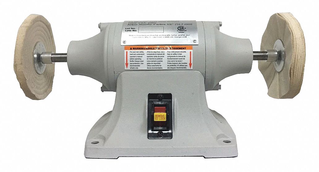 Bench Buffer 120/240V Metal Fabrication