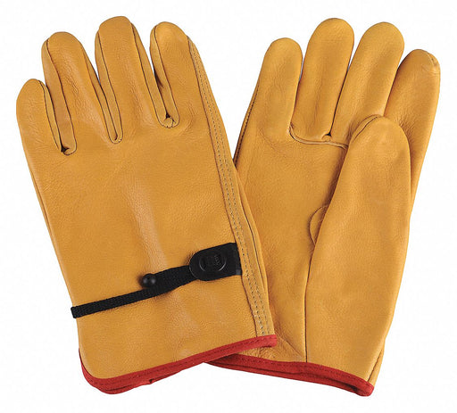 D1648 Leather Gloves Yellow L PR