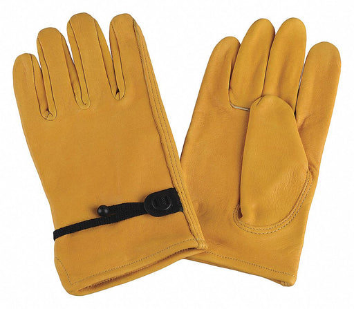 D1649 Leather Gloves Yellow S PR