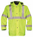 Jacket with Hood Hi-Vis Ylw/Grn XL