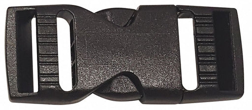 M6958 Side Squeeze Buckle 3/4 W Black PK10