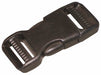 M6958 Side Squeeze Buckle 1 W Black PK10