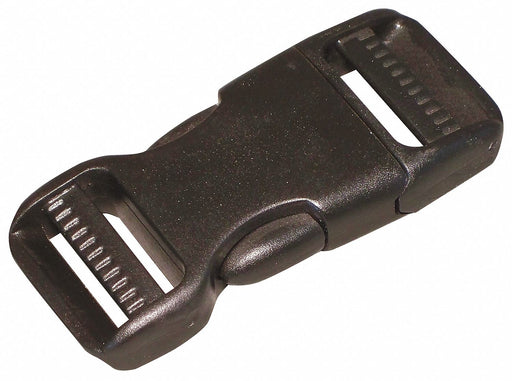 M6958 Side Squeeze Buckle 1 W Black PK10