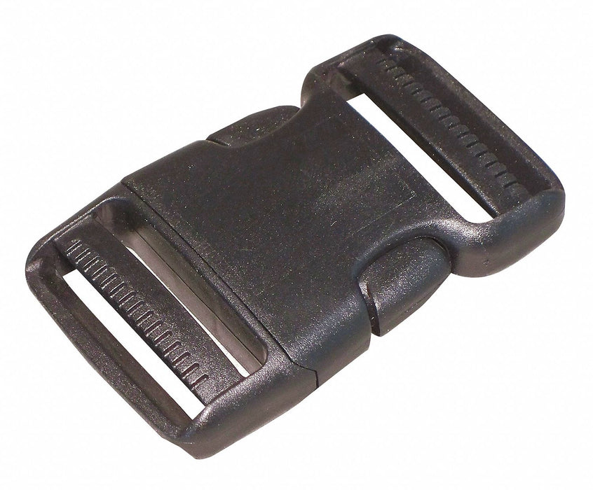 M6958 Side Squeeze Buckle 1 1/2 W Black PK10