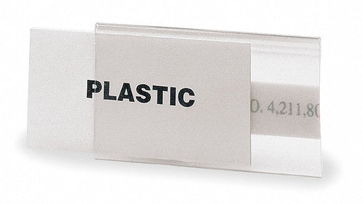 Label Holder Clear Matte Slide-In PK25