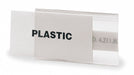 LabelHolder 6inL 1inW Clear PK25