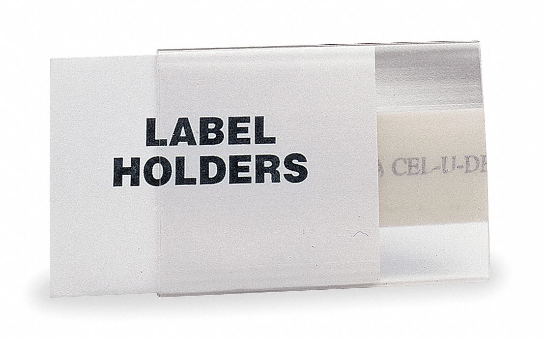 MagneticHolder 6inL 1inW Clear PK25