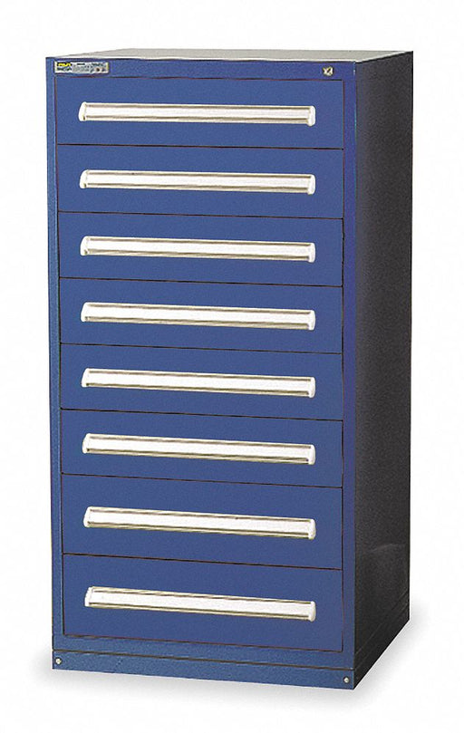 ModDrwrCab 59 x30 x28 Dark Blue 8Drwr