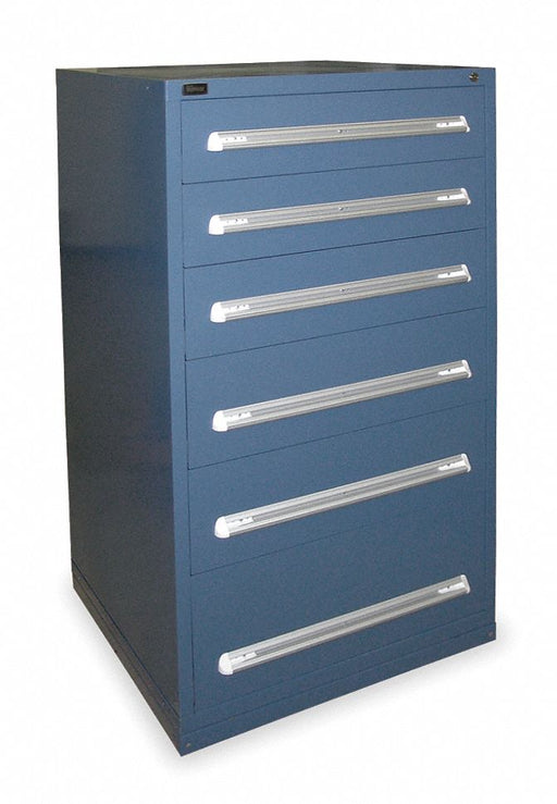 ModDrwrCab 59 x30 x28 Dark Blue 6Drwr