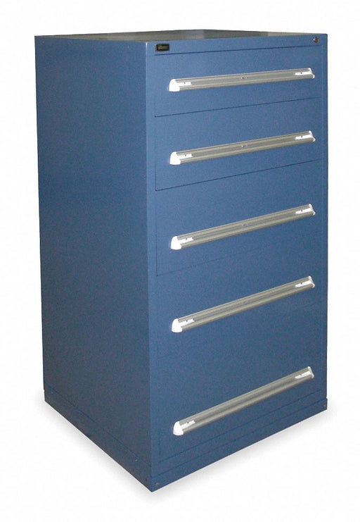 ModDrwrCab 59 x30 x28 Dark Blue 5Drwr