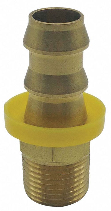 Push on Hose Fitting 1/2 x3/8 BarbxNPT