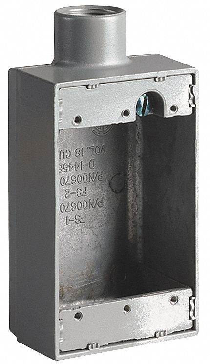 Weatherproof Box 1/2in Hub 1cu. in