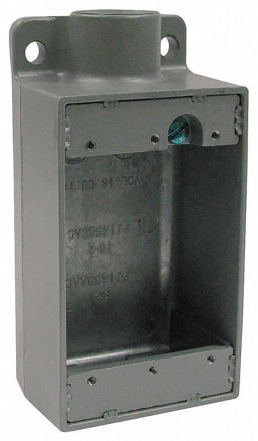Weatherproof Box 3/4in Hub 18cu. in