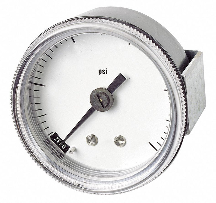D1376 Panel Mount Pressure Gauge U Clamp 2 In