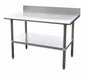 K8324 Fixed Work Table SS 48 W 30 D