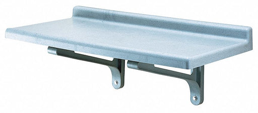 Wall Shelf 13 1/2inHx18inDx36inW Gray