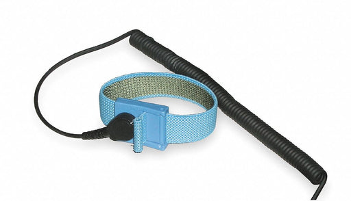 ESD Wrist Strap 4 W x 4 D x 1/4 H Blue