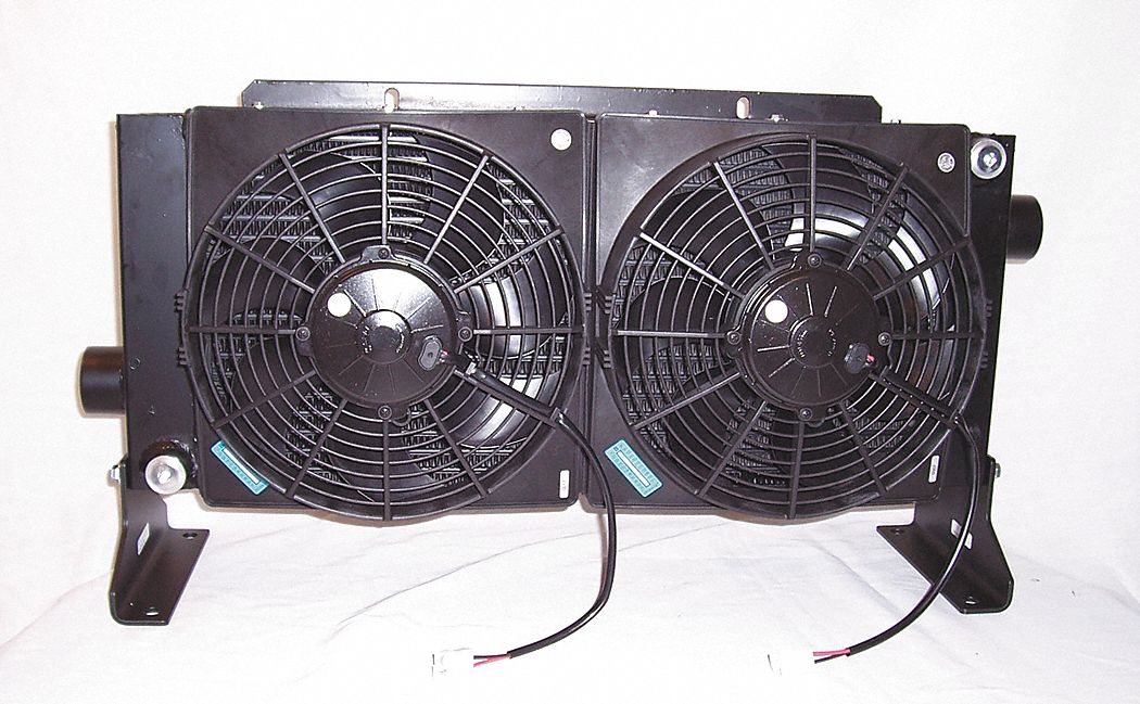 Forced Air Oil Cooler 12VDC 8 to 80 gpm