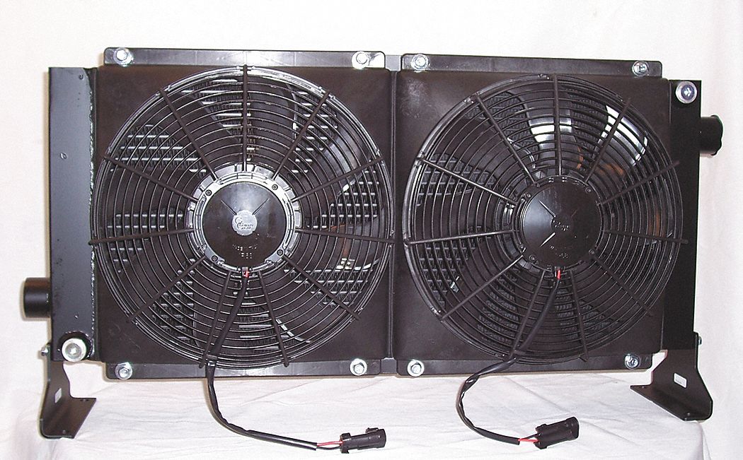 Forced Air Oil Cooler 12VDC 8 to 80 gpm
