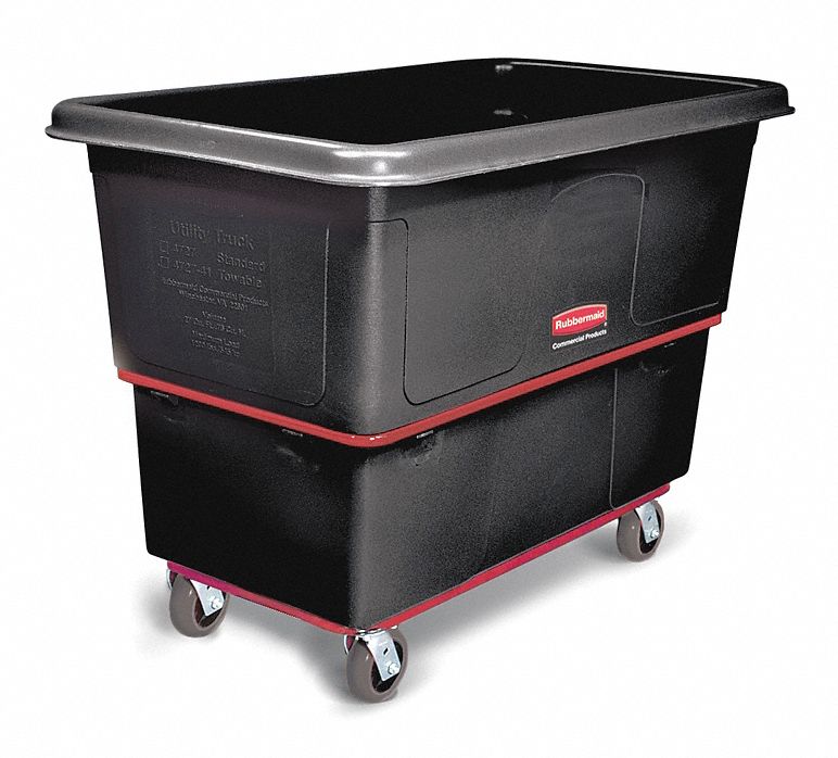 Cube Truck HDPE Black 27.0 cu ft.