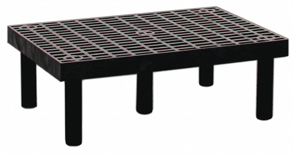 Dunnage Rack 500 lb HDPE 36 W x 24 D