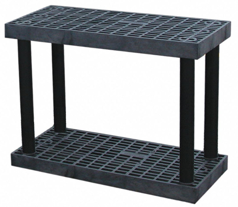 Plstc Shelf 16inx27inx36inShlfLdCp 160lb